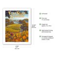 thumbnail image 2 of Fort Ross-Seaview Wineries - Sonoma County - California Vineyards Wine Country Art by Kerne Erickson - Bamboo Fine Art 290gsm Paper (Unframed) 17x22in, 2 of 4