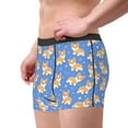 thumbnail image 4 of Kll Kawaii Corgi Men'S Cotton Boxer Briefs Underwear-Large, 4 of 9
