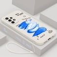 thumbnail image 1 of Funda de teléfono de mariposa para Samsung Galaxy A53 A73 A52 A52S A72 A33 A13 A32 A23 A22 5G, funda trasera líquida con cordón Fivean unisex, 1 of 2