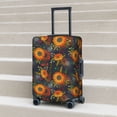 thumbnail image 6 of Rateoe Sunflowers Printed Luggage Cover, Suitcase Protector Fits 18-32 Inch Luggage-X-Large, 6 of 7