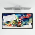 thumbnail image 4 of Merry Christmas and Happy New Year Santa Siamese Holiday Xmas Winter 2025 Desk Mat Full Keyboard Mouse Pad Cat Lover Kitten Owner Gifts Large Mousepad - 00024, 4 of 5