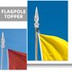 thumbnail image 3 of OULII 3Ud Plateado Para Flagpole, Resistente Y Para Celebraciones, 3 of 8