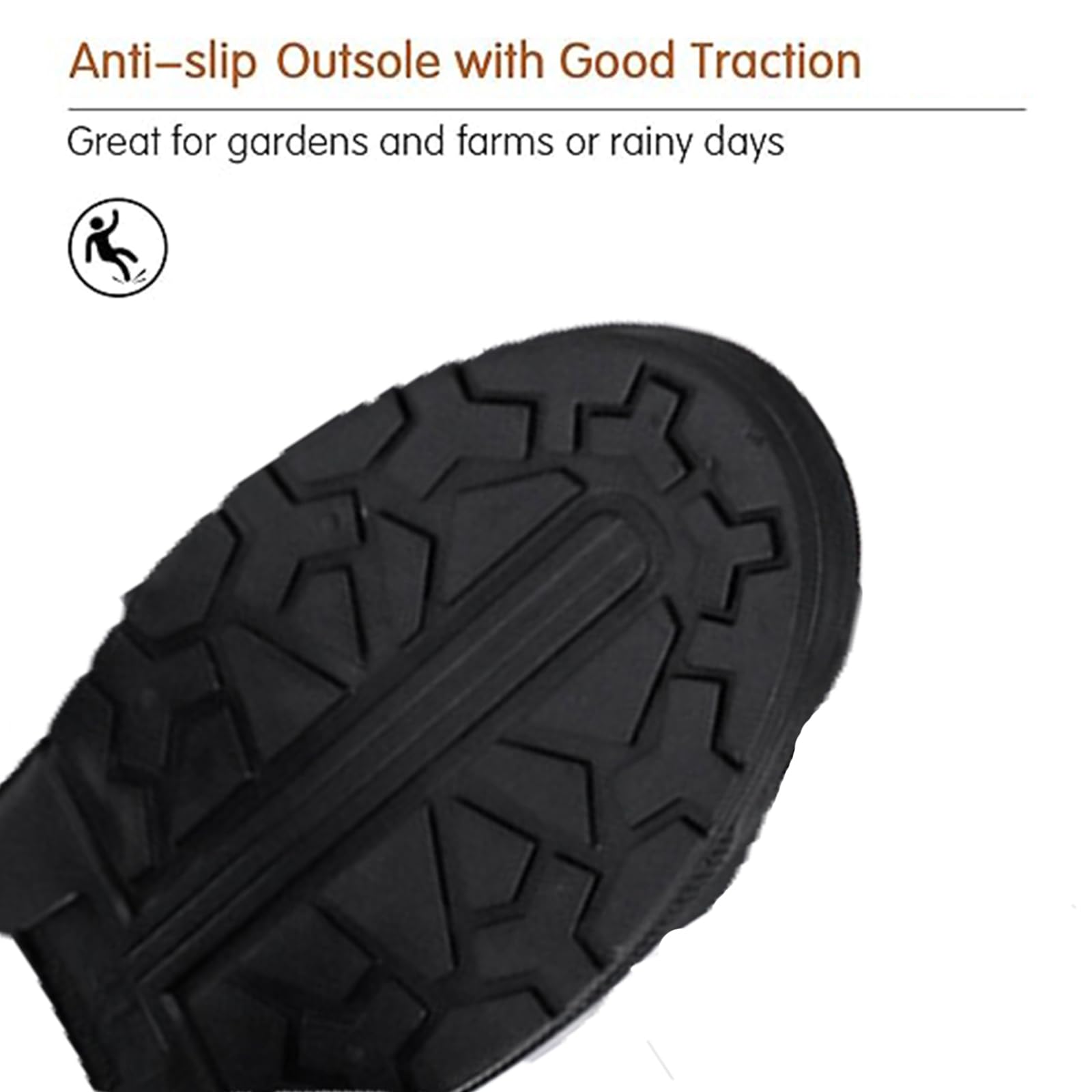 AUXDIQ Rain Boots Women Men Short Ankle Waterproof Rain Shoes Outdoor Garden Shoes