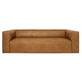 thumbnail image 5 of Omax Decor Mason 90" Modern Genuine Top Grain Leather Sofa in Tan, 5 of 10