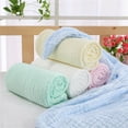 thumbnail image 5 of BIZHUA Baby Washcloths Natural CotTon Baby Wipes Soft Newborn Face Towel and Washcloth for Sensitive Skin Registry As Shower, 1. Cover with A Blanket, 5 of 7