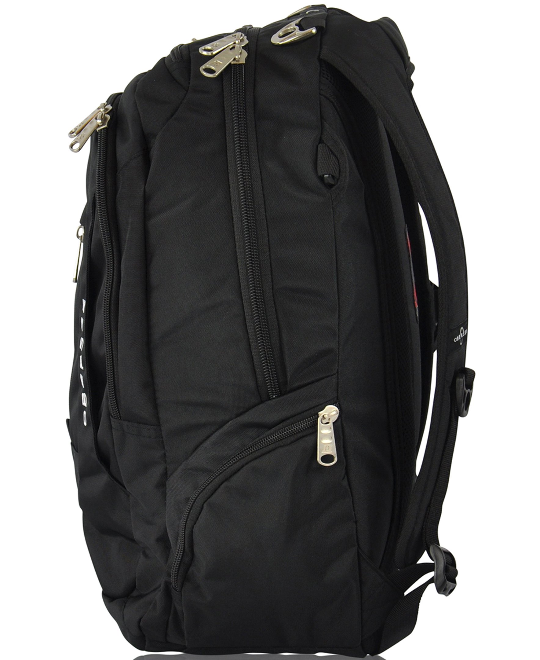 Obersee Bern Diaper Bag Backpack and Cooler, Black/Sand - image 5 of 10
