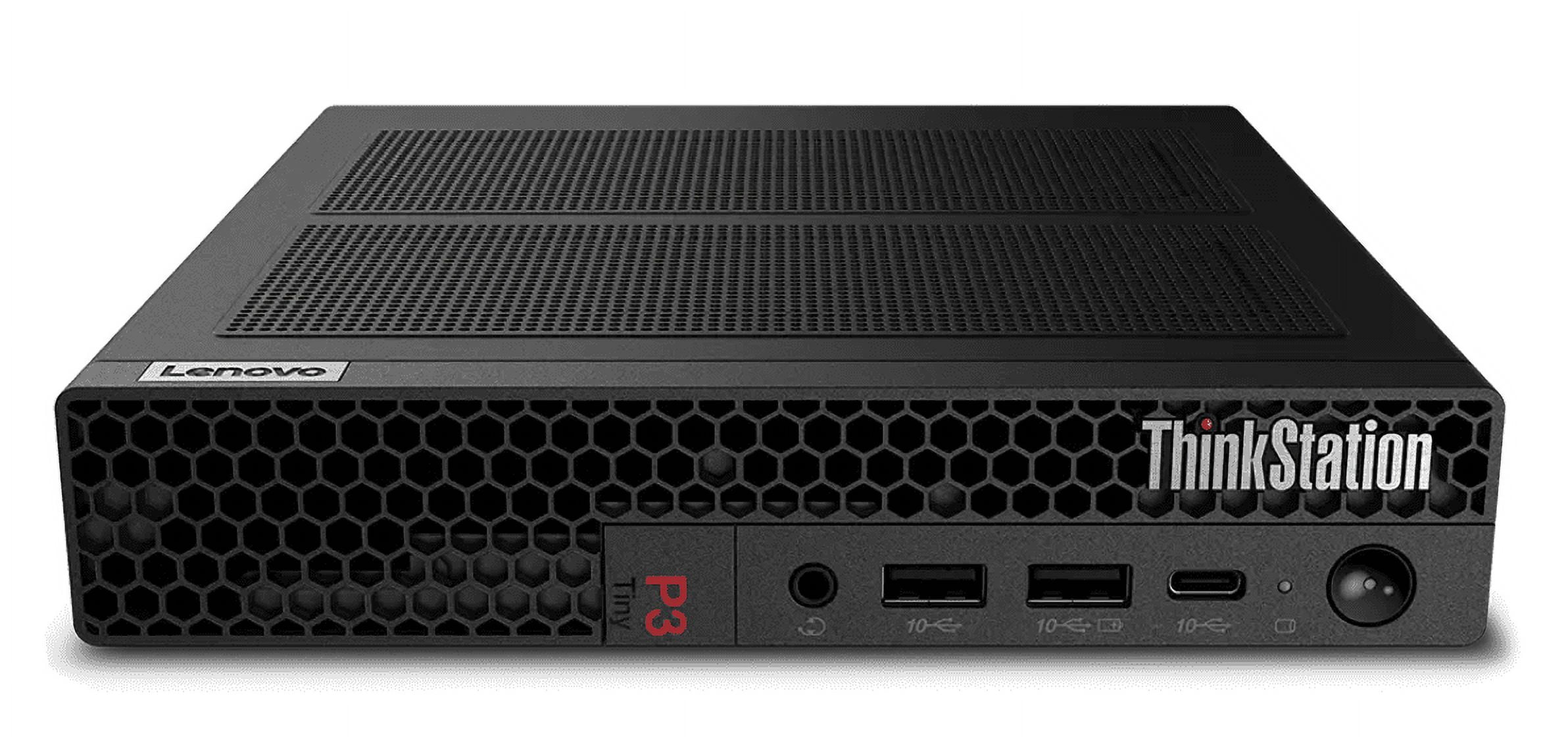 Lenovo ThinkStation Workstation Mini Desktop (Intel i9-14900, NVIDIA T400 4GB, 32GB DDR5, 2TB PCIe SSD, WiFi 6, Bluetooth 5.3, 300W PSU, RJ-45, 1x DP; 3x mDP, HDMI, Win 11 Pro)