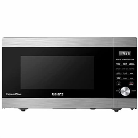 Galanz Microwave Oven ExpressWave 1100W 1.6 Cu Ft Stainless Steel (Without Box)