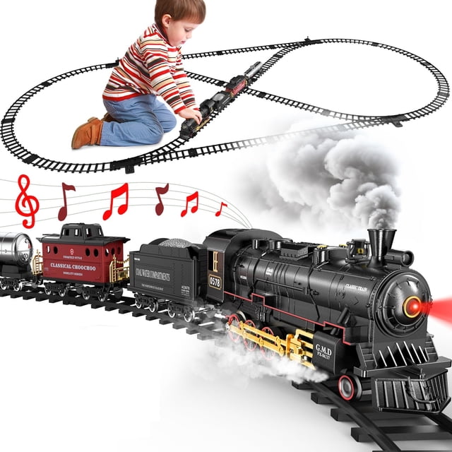 Mando a distancia Train Set Hot Bee Alloy con locomotora de vapor