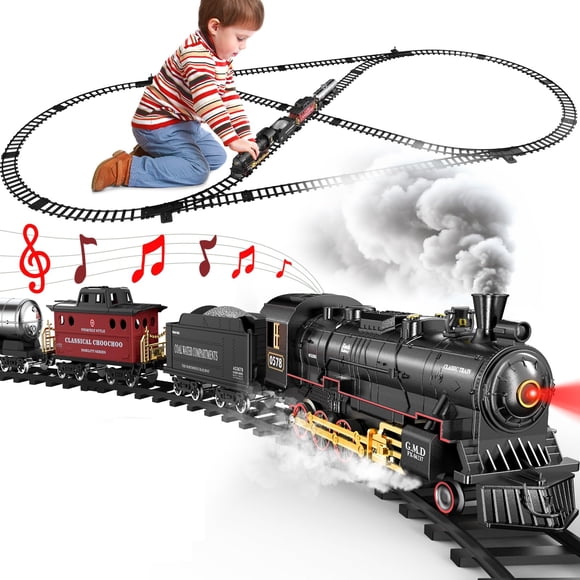 Mando a distancia Train Set Hot Bee Alloy con locomotora de vapor