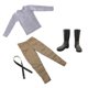 thumbnail image 1 of 1/6 Camiseta Pantalones Botas "juguetes Calientes DML DID TTL TC Dragon Hombres, 1 of 9