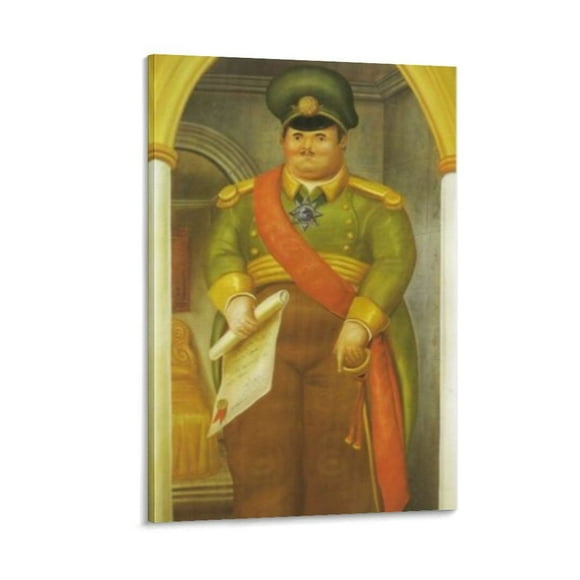 Fernando Botero Print Painting The Arts Posters Art Print Wall Photo Paint Poster Hanging Picture Family Bedroom Decor Gift 16x24inch(40x60cm)