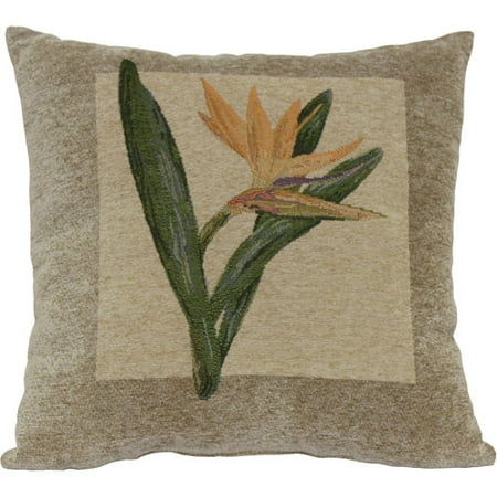 Bird of Paradise Decorative Pillow