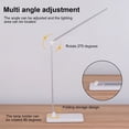 thumbnail image 4 of AMERTEER Lampe de Table LED Pliable Luminosité Lecture Lampe de Bureau Tactile Sans Flash Éclairage de Bureau Portable Maison Bureau 5 Réglages de Luminosité, 4 of 9