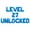 Blue, variant on Letter Balloons - LEVEL 27 UNLOCKED 16" Inch Alphabet Letters Foil Mylar Balloon 27th Birthday Party Banner (Black)