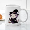 thumbnail image 6 of CafePress - Axolotl Witch Cute Halloween - 11 oz Ceramic Mug - Novelty Coffee Tea Cup, 6 of 6