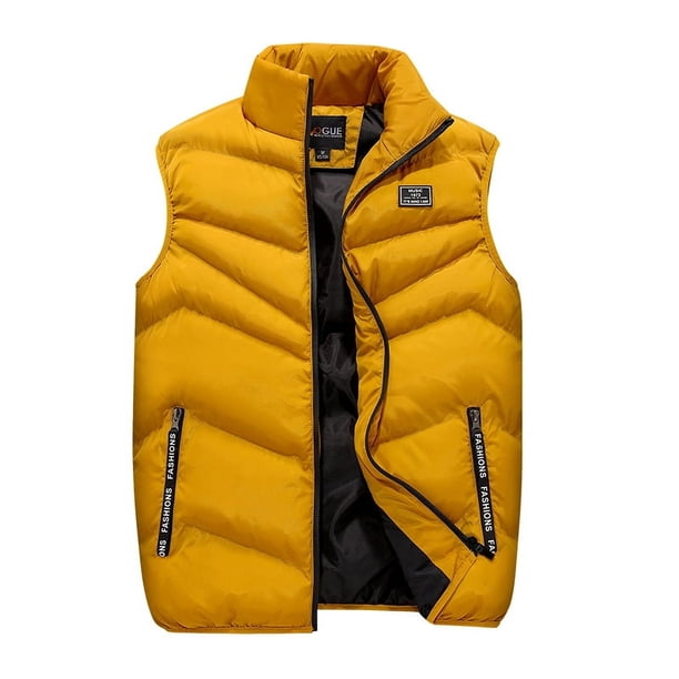 Chaleco de hombre otoño e invierno chaqueta acolchada de algodón abrigada versión para hombre de chaleco de ocio grueso de talla grande M a 8XL