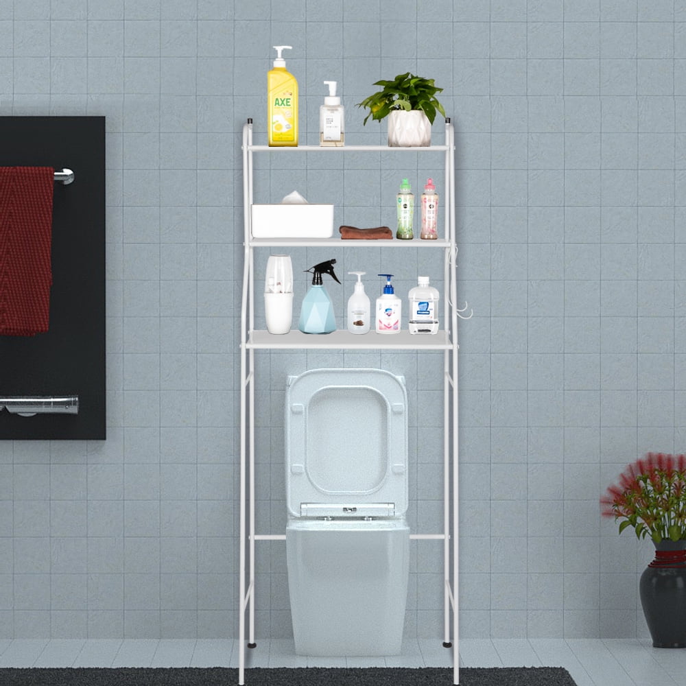 Toilet Rack 3Tier Bathroom Rack Over Toilet White