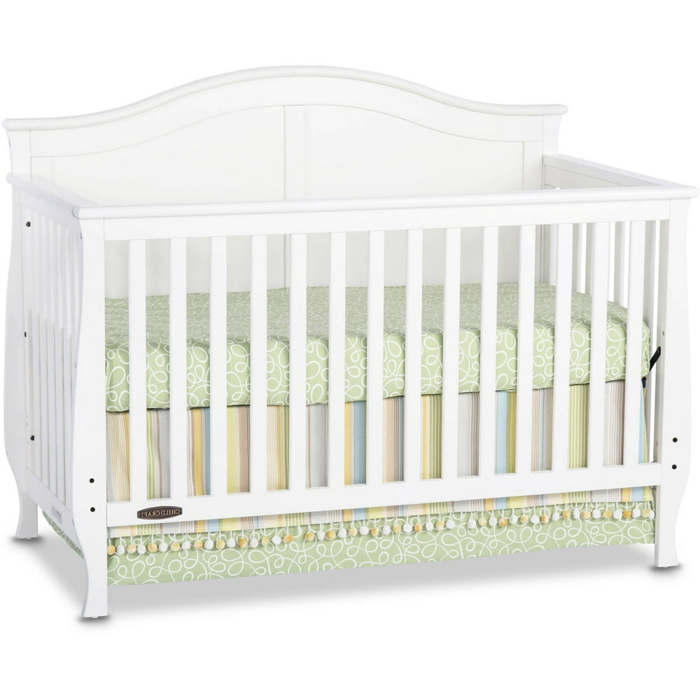Child Craft Camden 4in1 Convertible Baby Crib, Matte White Walmart