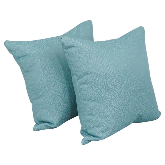 17-inch Jacquard Throw Pillows with Inserts (Set of 2) 9910-S2-ID-113