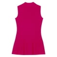 thumbnail image 6 of Miutii Womens Golf Tennis Dresses Zipper Sleeveless Tank Dresses Workout Athletic Running Dresses Hot Pink XXL, 6 of 9