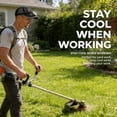 thumbnail image 5 of Solar Rechargeable Peak Cap, 3-Speed Quiet Fan for Golf, USB & Solar Powered Breathable Baseball Cap, 5 of 8