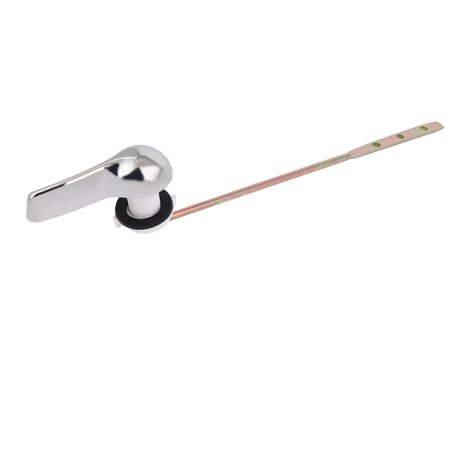 - 205mm Iron Straight Rod Front Mount Toilet Tank Flush Trip Lever Handle