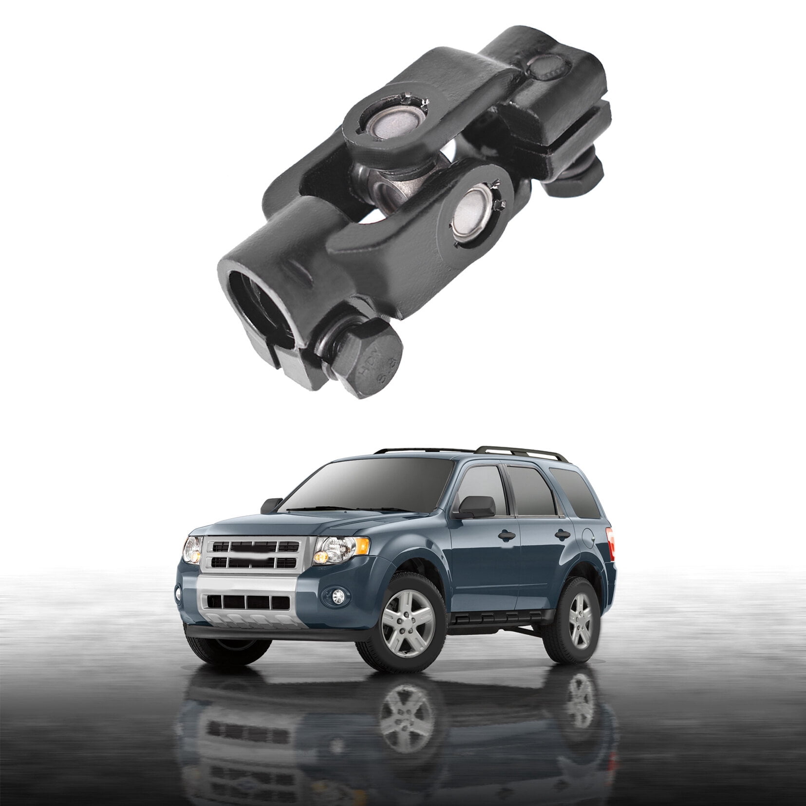 Lower Steering Shaft Universal U-Joint Coupler Replacement for 2008-2012 Escape Tribute Mariner 8L8Z3B676E