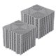 thumbnail image 4 of Garvee Pack de 50 baldosas entrelazadas para suelo, 12"x12", PVC blando antideslizante con agujeros de drenaje, para gimnasio, cocina, piscina, garaje, 4 of 8