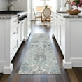 thumbnail image 4 of Dalyn Rugs Machine Washable Indoor/Outdoor Chantille ACN2197 Sky 2'3" x 7'6" Runner Rug, 4 of 7