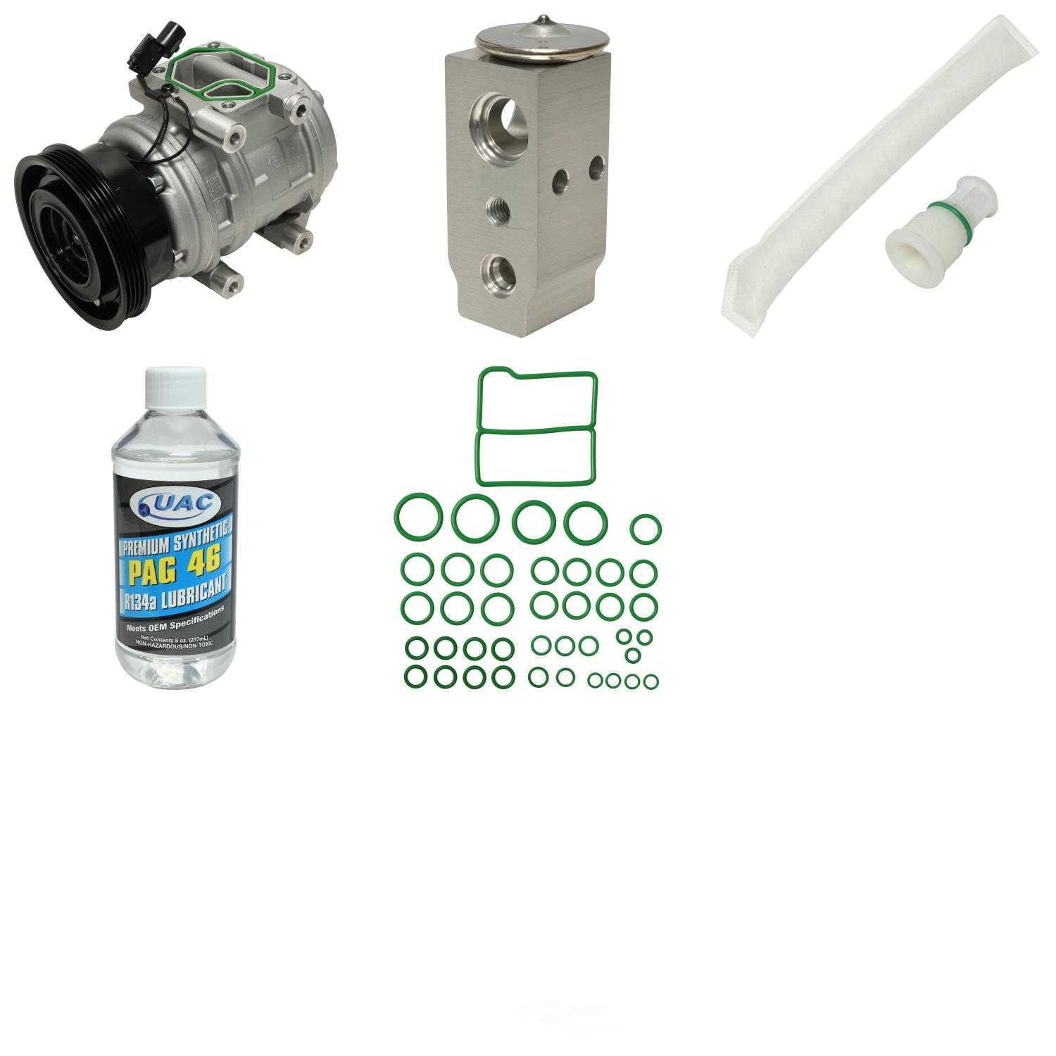 A/C Compressor and Component Kit -- Compressor Replacement Kit Fits select: 2006 KIA SPECTRA, 2005-2006 KIA SPECTRA5