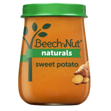 Beech-Nut Naturals Stage 1, Sweet Potato Baby Food, 4 oz (Best Way To Store Baby Food)