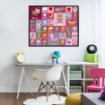 thumbnail image 3 of Stupell Industries Contemporary Pink First Words Black Framed Giclee Art, 30 x 24, by Carla Daly, 3 of 8