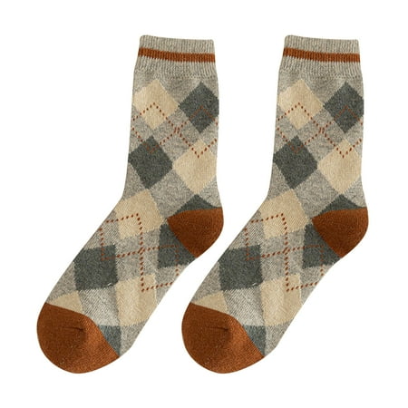 

Huaai socks for women Women Autumn Casual Stockings Retro Floral Fashion Warm Stockings cute socks C
