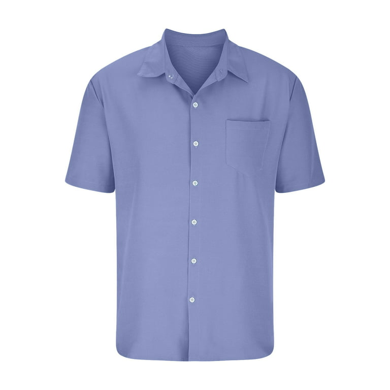  Men Silk Polo Shirt Business Short Sleeve Comfortable Button  Elasticity Breathable Big Size : Clothing, Shoes & Jewelry