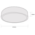 thumbnail image 2 of Estevez Luminaria DRUM DECO para Sobreponer en Techo LED 12W 2 700K IP20 Níquel, 2 of 8