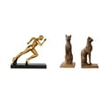 thumbnail image 1 of Alfombra Moderna Abstracta Y Figura De Gato Egipcio, Escultura Para Entrada, Mesa, Oficina, Sujetalibros, Regalo De Inauguración, Soportes Para Estantes., 1 of 8