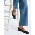 thumbnail image 3 of Time and Tru Women's Faux Leather Mary Jane Flats, 3 of 10