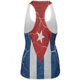 thumbnail image 2 of Distressed Cuban Flag All Over Womens Work Out Tank Top Multi SM, 2 of 2