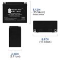 thumbnail image 4 of YTX20-BS Remplacement Battery pour Motobatt MBTX20UHD + Chargeur 12V 4Amp, 4 of 6