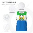 thumbnail image 4 of Sierra Leone Flag Men Basketball Sports Jersey Running Fitness Multifunction Sleeveless tshirt Exclusive Custom Name Nunber, 4 of 12