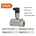 thumbnail image 2 of Stainless Steel Turbine Flow Meter, 4-20mA Transmitter, Pulse Output Sensor, Water dieselfuelfuelfuelfuelfuel Methanol Gasoline Liquid Flow Meter ,Good Performance, 2 of 6