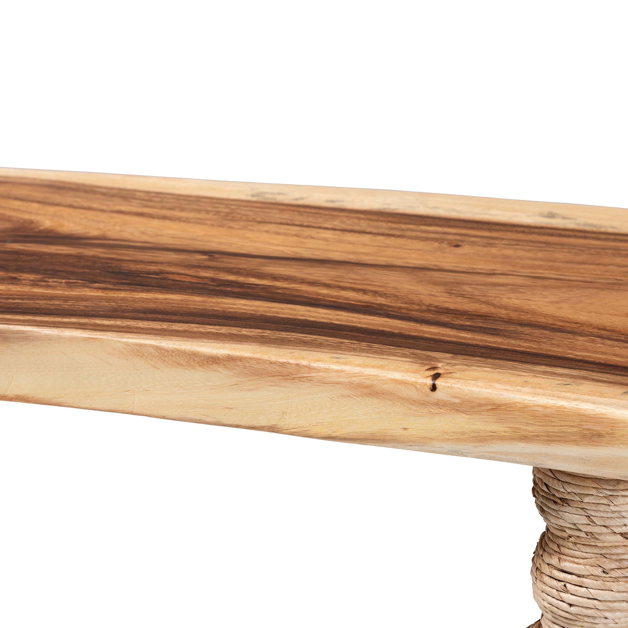 bali & pari Nasnan Boho Console Table, Natural Brown