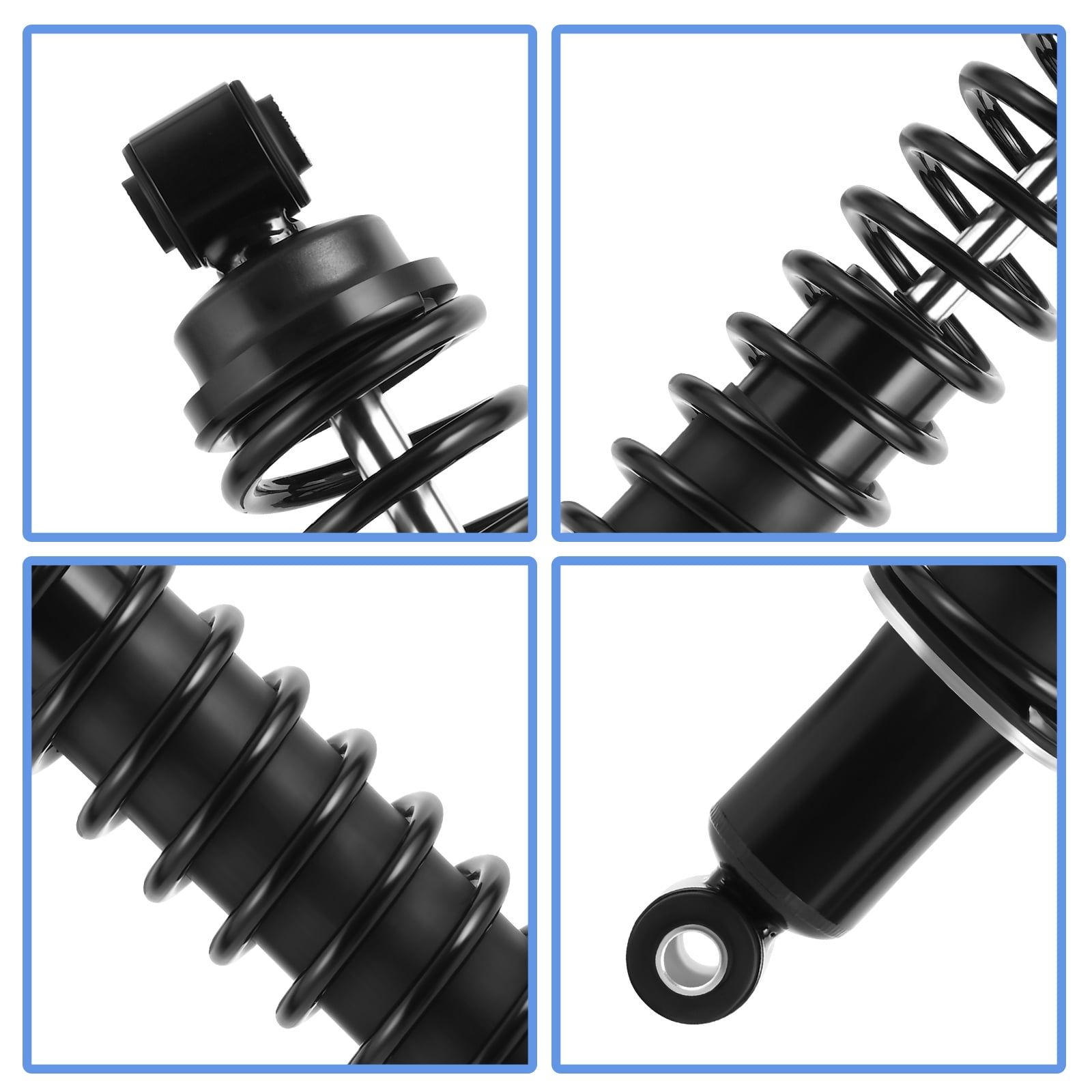LEDKINGDOMUS Rear Load Shocks and Struts for 1994-2001 Dodge Ram 1500 4WD & 1994-2002 Dodge Ram 2500 4WD | Heavy-Duty Nitrocarburized Rod | Corrosion-Resistant Chrome Plating