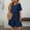 Navy, variant on Women Dresses Polka Dot Flounce Hem Smock Dress Casual Tan Dress Cute Short Dresses V Neck Wrap Dress for Women J Gee Dresses Elastic Waist Dresses for Women Dresses for Women plus Size Juniors