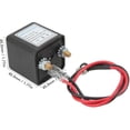 thumbnail image 2 of Remote Battery Disconnect Switch, DC 12V Car Cut Off Switch, Anti-theft, Main Kill Switch with Remote Controlled Copper Terminal for Car (12V120A),, 2 of 5