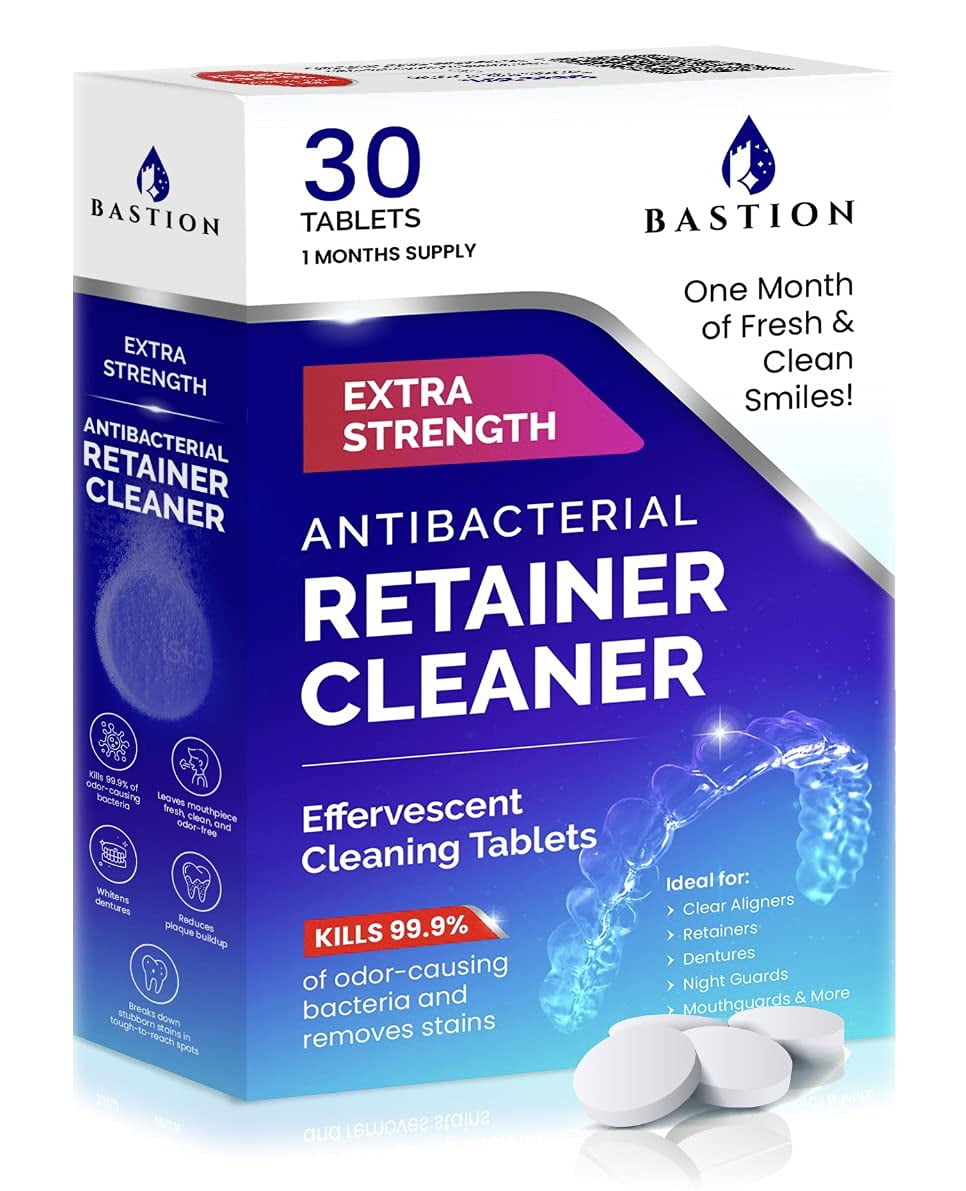 Bastion Retainer Cleaner Tablets Count 30