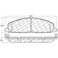 thumbnail image 2 of Centric 106.14000 Posi quiet Extended Wear - Cht, 2 of 4