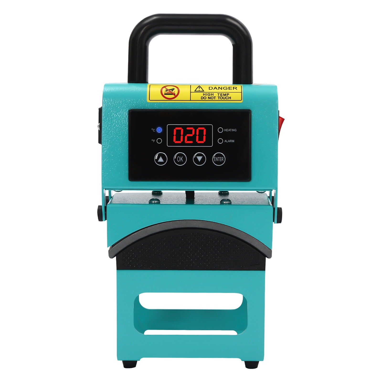 350W Heat Press Machine Mini Easy Hat Press Machine Cap Press Machine for Heat Sublimation HTV Permeable Inks