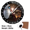 thumbnail image 2 of Reloj de pared Wall-Robots Eve Anime, silencioso, no hace tictac, 30 cm, 2 of 2